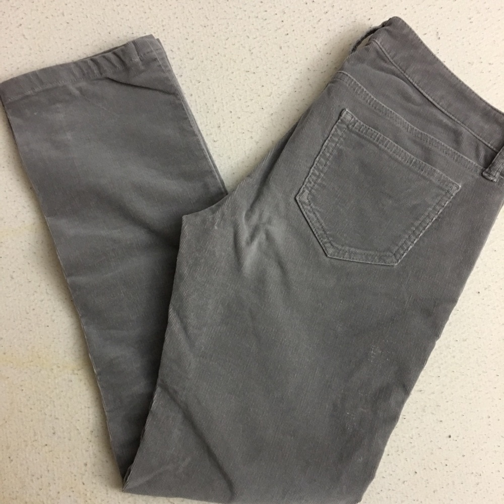 Uniqlo grey corduroy pants 27.5" inseam